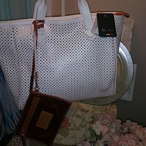 Nwt made in Italy Amber Rose white leather